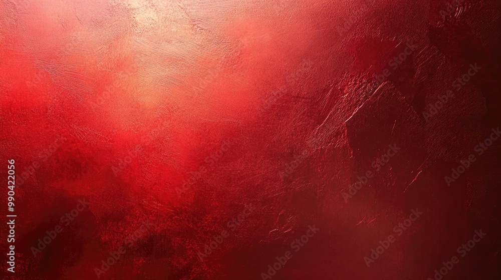 Fototapete bright red background with subtle texture, ideal for making products or text stand out in a dynamic,