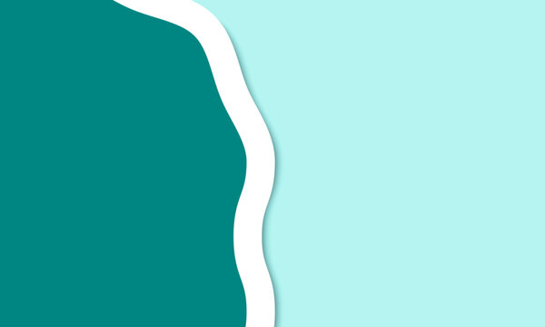 blue wavy background, paper color. Elegant Teal Abstract Background with Flowing White lines Curve. Modern Teal and White Abstract Design. Minimalist Teal Background with Dynamic White Line, waves
