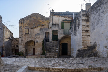 Matera in Puglia, Italy, Cityscape