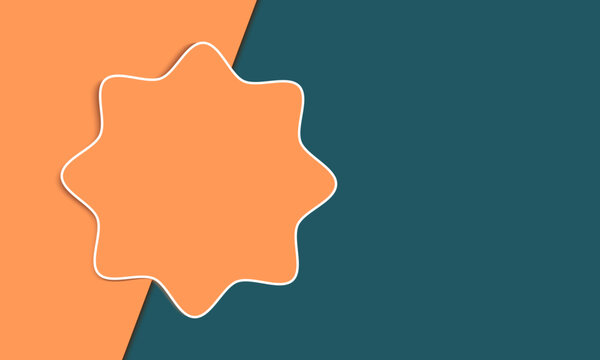 pastel orange background, display mockup. promotion template design. wavy lines art. Light Orange and Dark Teal Abstract design. Creative Diagonal Split Background. navy color wallpaper
