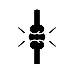 joint glyph icon