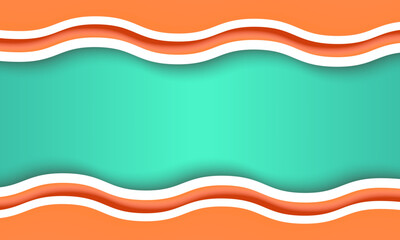 teal gradient background, paper color texture. playful wallpaper design. abstract river Teal and Orange design. Vibrant Wavy Lines art. 3d Abstract Waves, Dynamic Flowing art. Fluid Gradient Design
