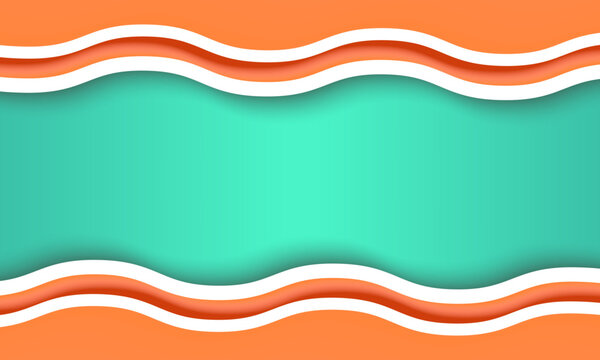 teal gradient background, paper color texture. playful wallpaper design. abstract river Teal and Orange design. Vibrant Wavy Lines art. 3d Abstract Waves, Dynamic Flowing art. Fluid Gradient Design

