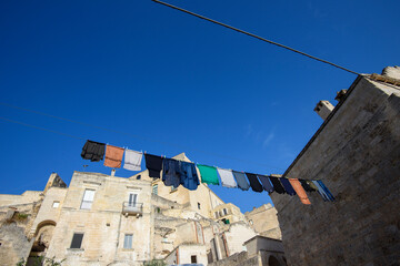 Matera in Puglia, Italy, Cityscape
