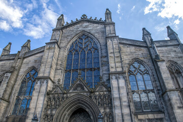 Fototapeta premium Historical monuments in Edinburgh Scotland