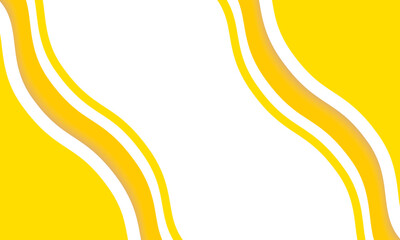 Minimalist Yellow and White Flowing Lines. Vibrant Yellow and White Abstract Curves. Dynamic Yellow and White Abstract Background. Modern line art Design. Bright Yellow and Minimalist Pattern design
