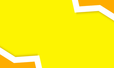 yellow background, paper color texture. Vibrant Yellow Geometric Abstract Background. Modern Angular White Lines on Yellow. social media post banner template design. promotion template, presentation 

