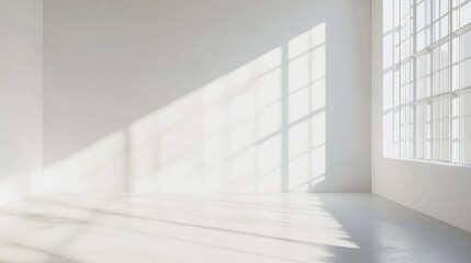 Clean, simple white background with soft lighting, perfect for product placement or minimalist designs. A versatile and uncluttered canvas for creative work.