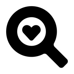 Search Love Icon