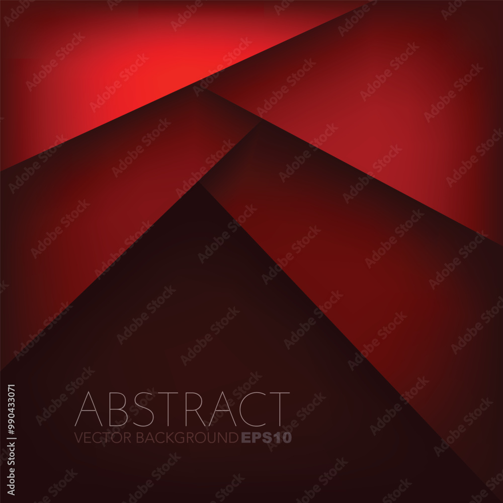 Fototapete graphic geometric triangle overlap vector layer background for text and message design