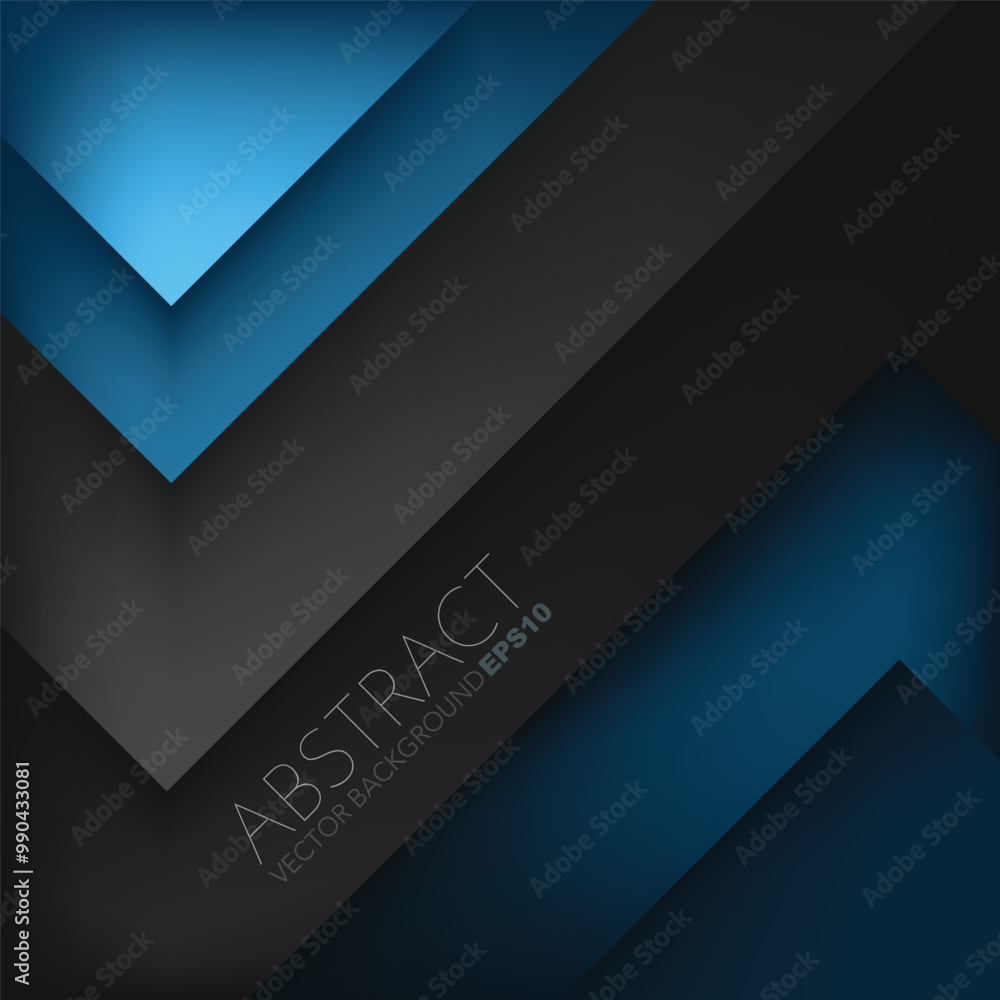 Fototapete graphic geometric triangle overlap vector layer background for text and message design