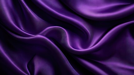 Obraz premium Deep purple background with smooth lighting, providing an elegant and bold canvas for product photography, branding, or creative visuals.