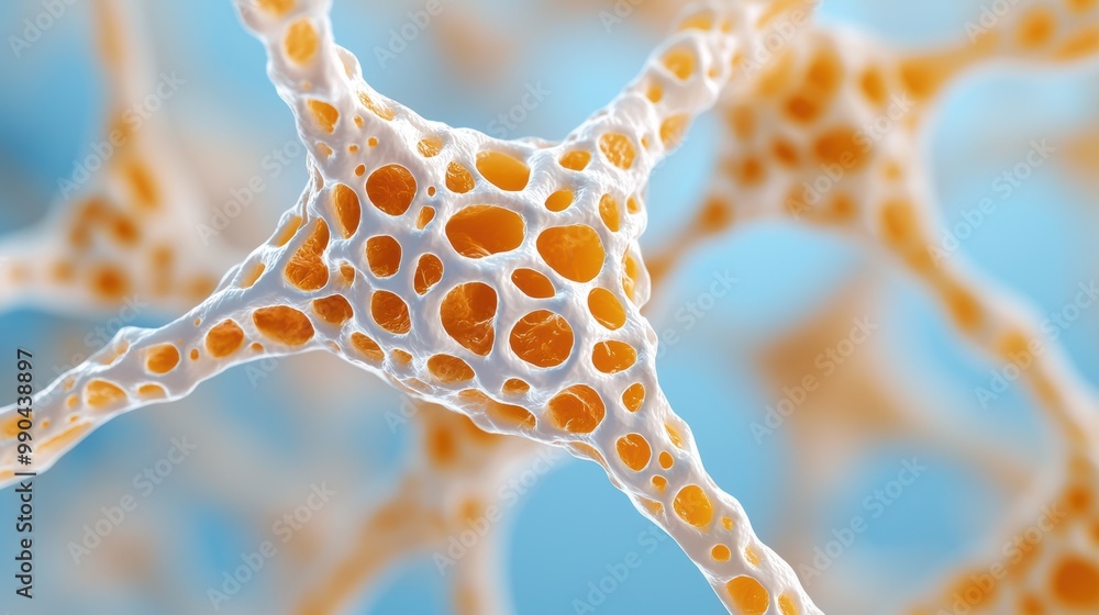 Poster abstract micro structure of biological cells and tissues