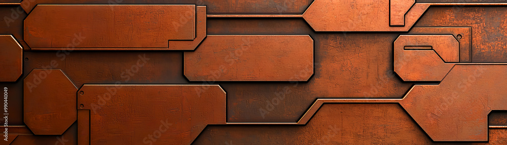 Aufkleber abstract textured background with geometric patterns and warm brown tones for modern designs.