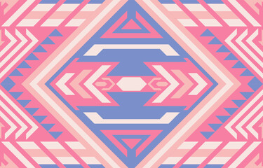 Seamless pastel tribal pattern for wallpaper, tiles, fabric.