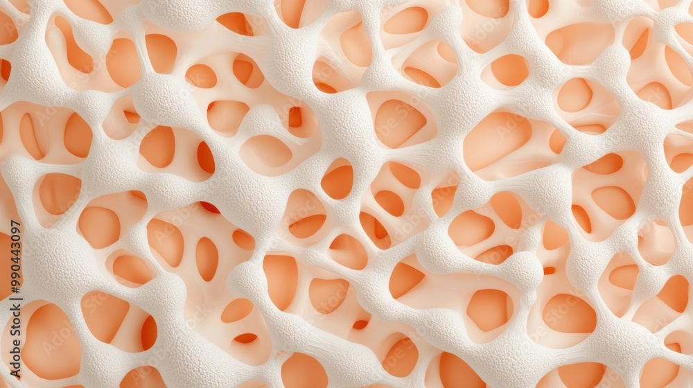 Poster abstract texture of organic foam and bubble patterns