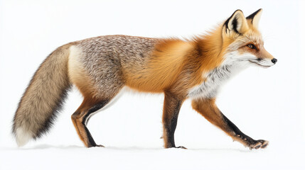 Fototapeta premium A walking fox portrait