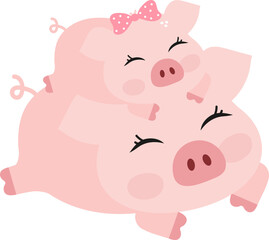 Cute Pink Pig