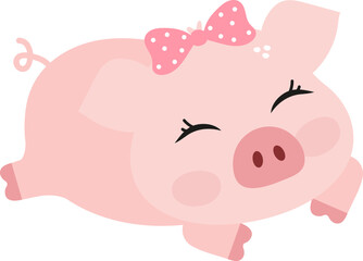 Cute Pink Pig