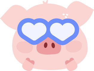 Cute Pink Pig