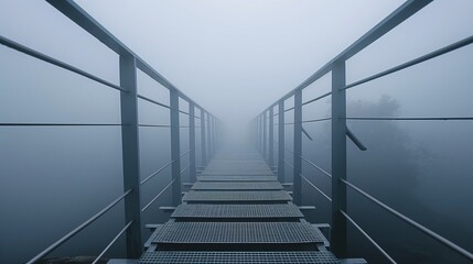 Obraz premium halloween theme of the danger old bridge