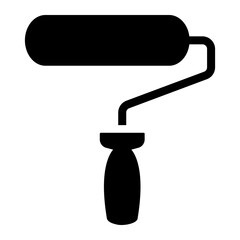 paint roller Solid icon