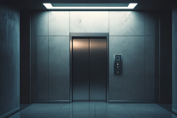 Luxury elevator lobby, marble flooring, chandelier lighting, opulent design, high-end interior, elegant architecture, rich textures, luxury real estate, modern lobby design, upscale building lobby