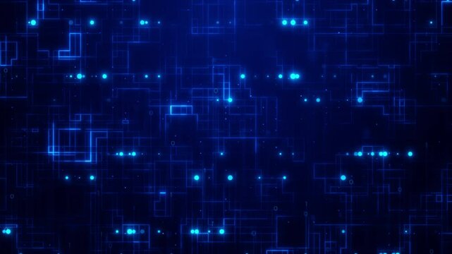 futuristic tech video background