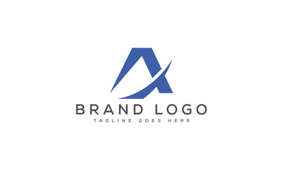 letter A logo design vector template design for brand.