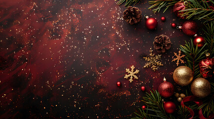 Christmas colorful background in futuristic digital style for your design. AI Generated