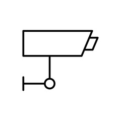 Outline CCTV camera