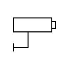 Obraz premium CCTV camera icon