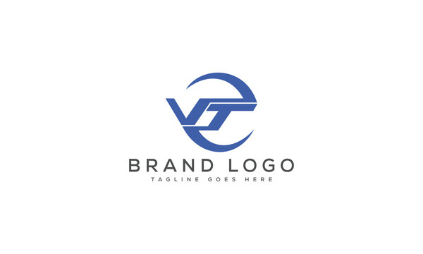 letter VT logo design vector template design for brand.