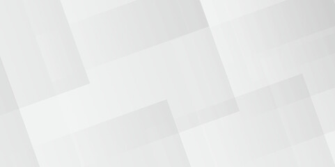Modern abstract white curve square lines triangle technology backdrop. white light grey background, 
abstract modern white and grey gradient color geometric line pattern background for website banner.