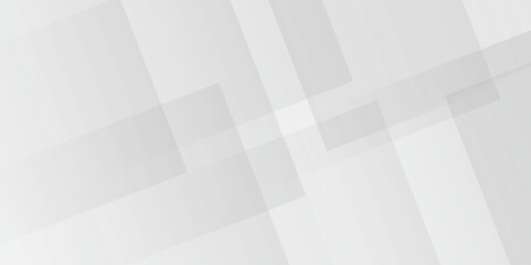 Modern abstract white curve square lines triangle technology backdrop. white light grey background, 
abstract modern white and grey gradient color geometric line pattern background for website banner.