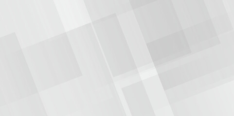 Modern abstract white curve square lines triangle technology backdrop. white light grey background, 
abstract modern white and grey gradient color geometric line pattern background for website banner.