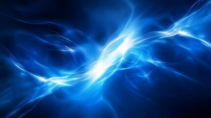 Obraz premium Abstract Blue Glowing