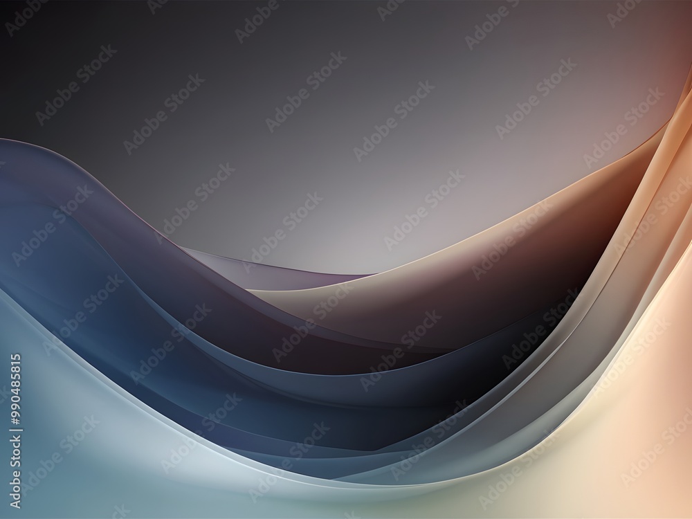 Poster a soft gradient background transitioning smoothly