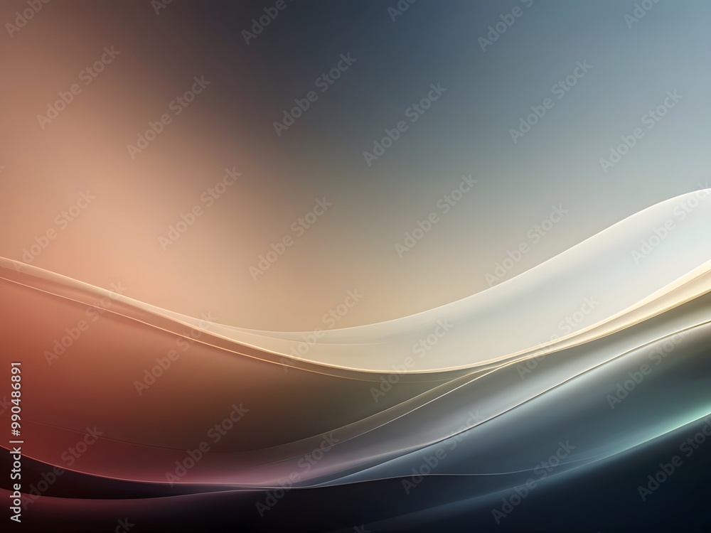 Poster a soft gradient background transitioning smoothly
