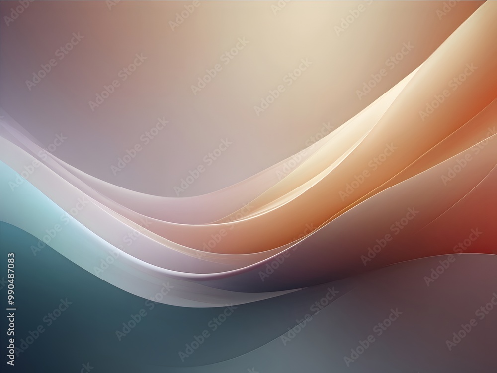 Poster a soft gradient background transitioning smoothly