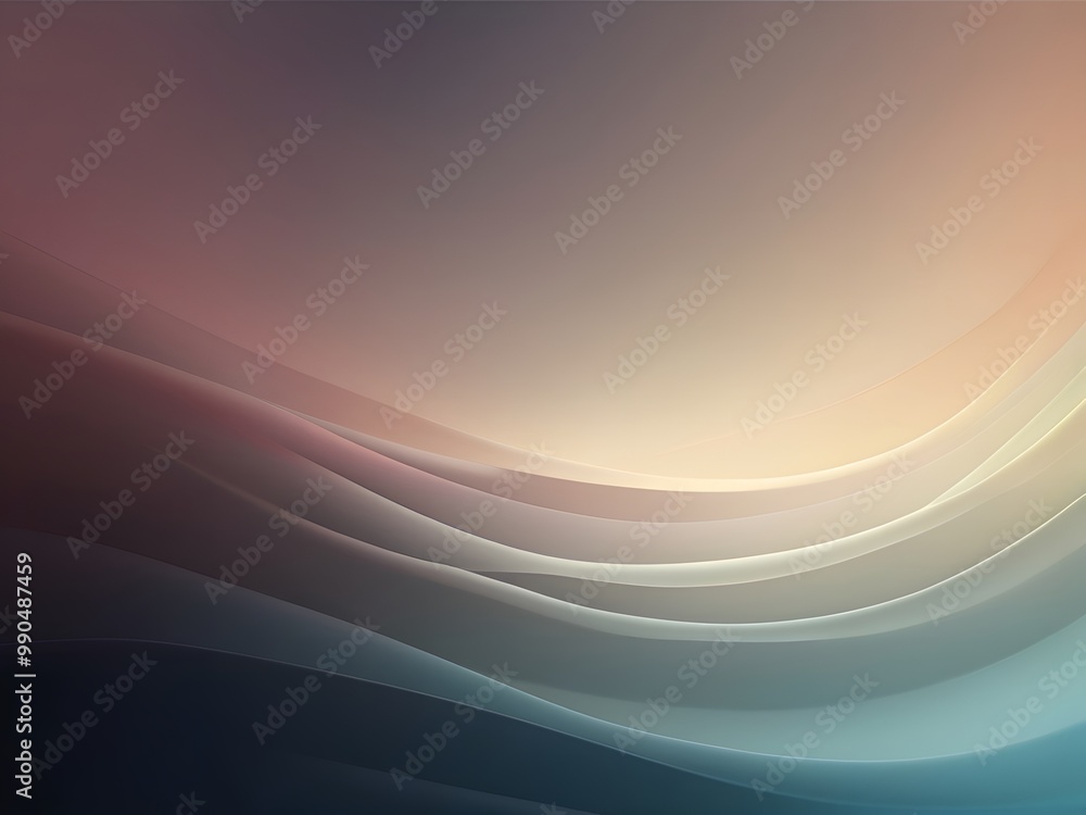 Poster a soft gradient background transitioning smoothly