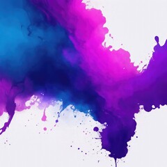Obraz premium Abstract Purple, Blue, and Pink Ink Splash Art Background