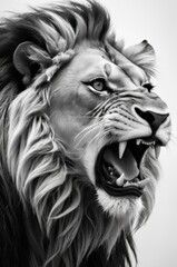 Fototapeta premium head of lion