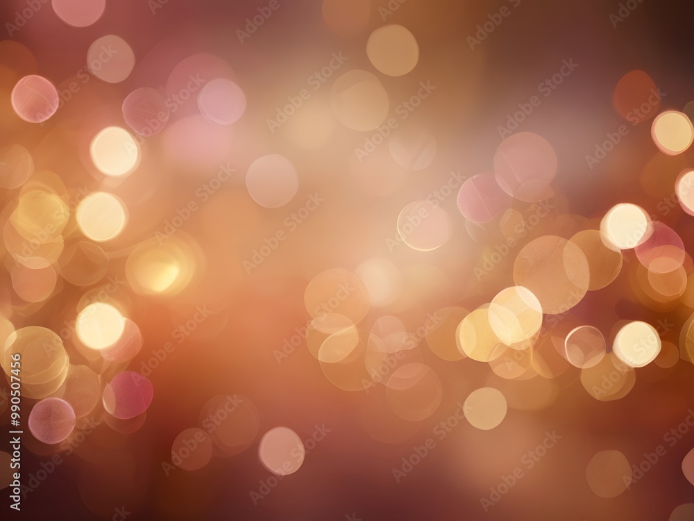 Aufkleber dreamy bokeh effect background with soft