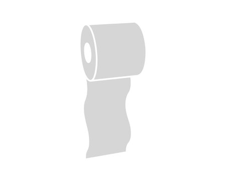 recommend clip art: Toilet paper roll or tube icon design, template for wc. Bathroom hygiene icons, kitchen cleaning towel. Blank soft scroll product.