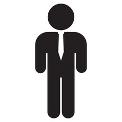 Businessman, employee, leader icon