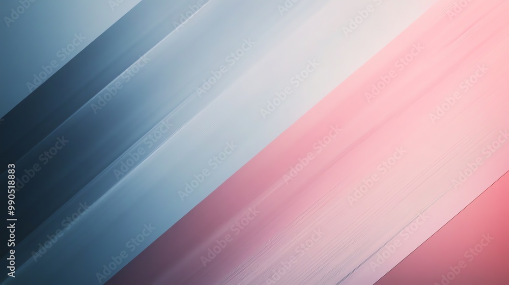 Poster abstract geometric background with a soft, pastel gradient and diagonal stripes.