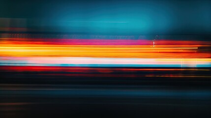 Blurred colorful light streaks. Perfect for representing speed, motion, and energy in your designs.