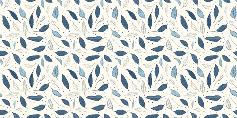 Feather pattern with a light, delicate design. seamless background pattern