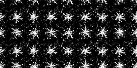 Flake pattern with a delicate, snow-like design. seamless background pattern
